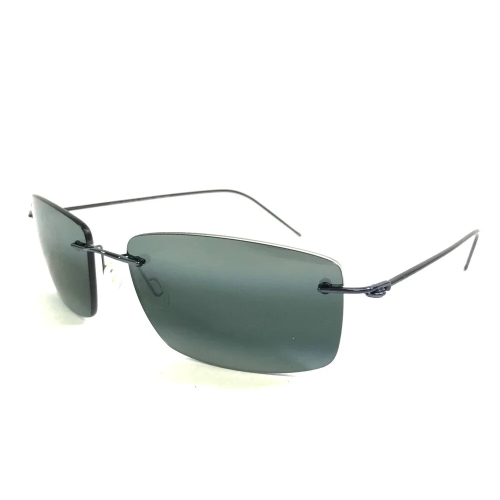 Maui Jim Sunglasses SANDHILL MJ715-06 Gunmetal Blue with Neutral Gray Lenses